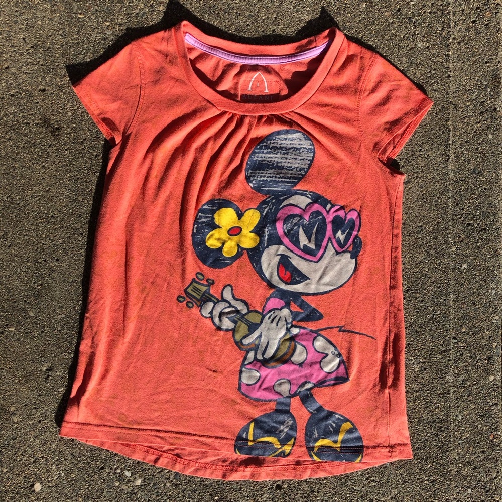 Y2K Kids Minnie Mouse Hawaiian Shirt